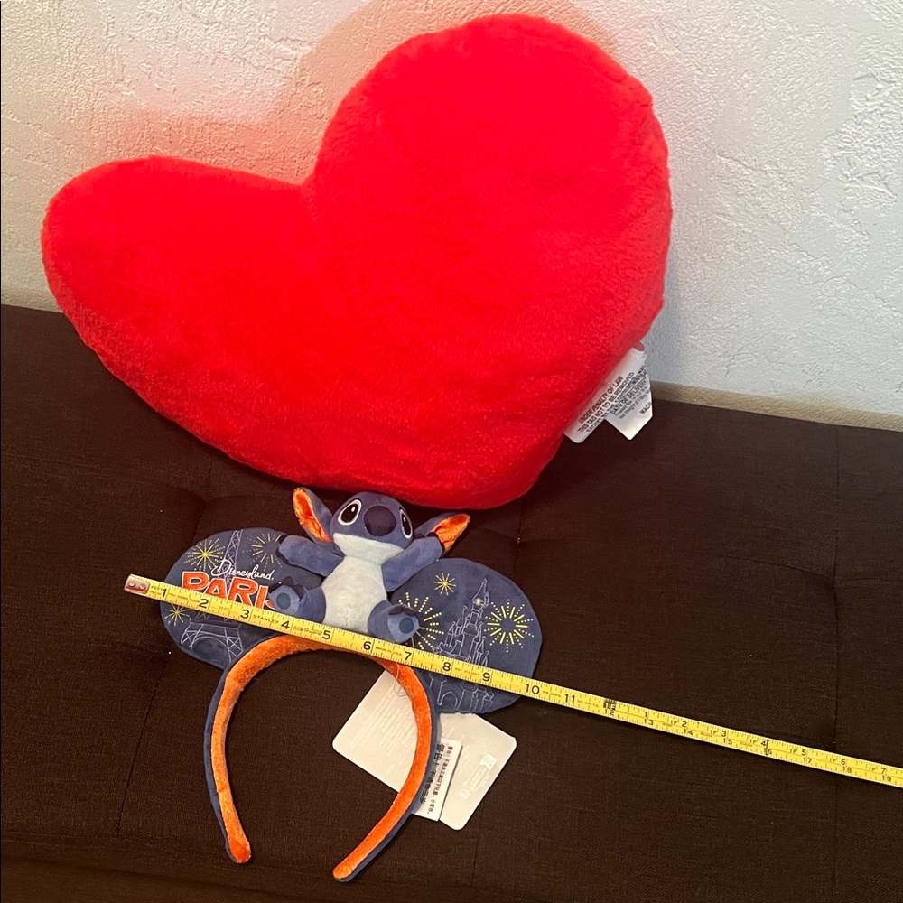 #1458** Unisex’s Disney Stitch Disneyland Paris Kids Headband - Blue and Orange - Picture 5 of 10